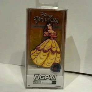 Disney Parks 2022 Figpin #623 Princess Belle Pin Limited Release Park Exclusive